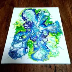 フルイドアート　ポーリングアート　抽象画　現代アート　モダンアート