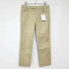 未使用 human woman ハリ感 コットン クロップド パンツ 新品