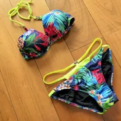 〚美品〛EGOISTビキニ　3点セットボタニカル水着