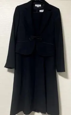 喪服 セレモニー ブラックフォーマル ワンピース ジャケット セットアップ M
