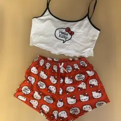 ♡Hello Kitty♡ハローキティルームウェア セットアップXSサイズ部屋着のサムネイル