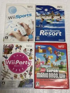 ⭐️24時間以内発送⭐️ Wiiソフトまとめ売り　4本セット　スポーツ　パーティ