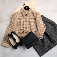 【Mサイズ】きれいめオフィススタイル セットアップ コーデ売り 大人カジュアル