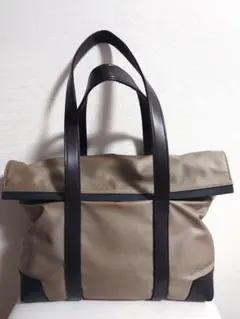 カルバンクライン　ナイロン　レザー　トートバッグ　中古品のサムネイル
