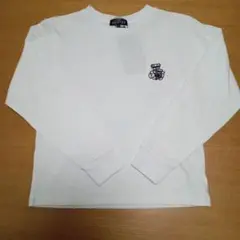 ☆最終お値段☆EGOIST 120サイズ ホワイト長袖Tシャツのサムネイル