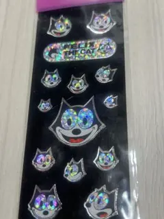 2001年製felix キラキラ ホログラムシール☆vivitixサンリオ平成