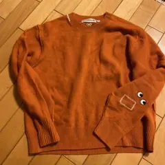 ANYA HINDMARCH UNIQLOオレンジ ニットセーター M