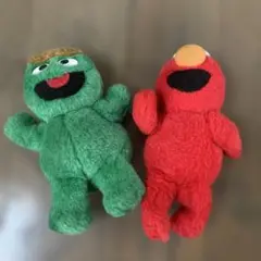 エルモとオスカー ぬいぐるみセット