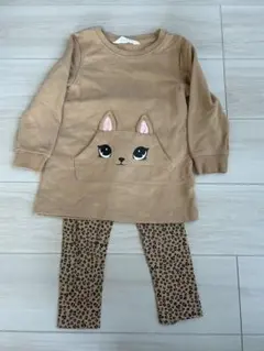 H&M トレーナーとレギンスセット 2-3Y