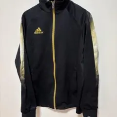希少adidas 黒金 ストライプジャケット L