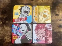 ヒロアカ原画展 アートコースター 4枚