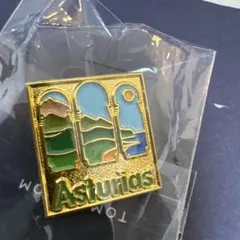大阪万博スペイン館ナショナルデーアストゥリアス ピンバッジ非売品