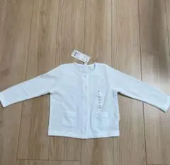 UNIQLO ホワイトカーディガン サイズ110 キッズ
