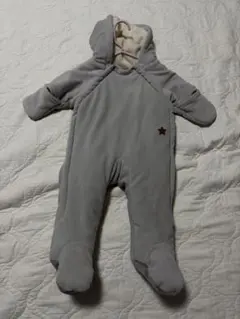 petit main 70サイズ グレー2WAYジャンプスーツ F(50-70)