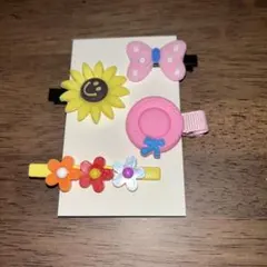 ヘアピン 子供用 ガーリー系 4点まとめ売り