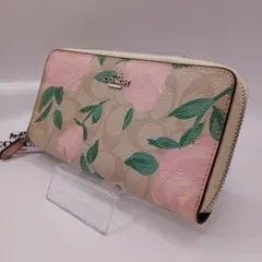 美品 日本限定】COACH 長財布 桜 サクラコレクション ラウンド