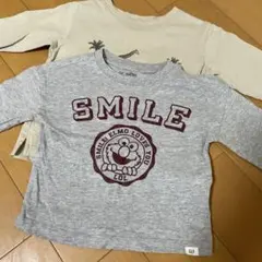 長袖　Tシャツ（ロンT）　2枚セット　90