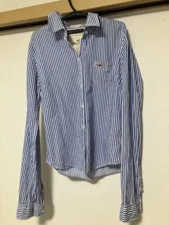 HOLLISTER ストライプ 長袖シャツ M