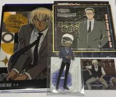 名探偵コナン 安室透 風見裕也 アクリルスタンド クリアファイル ミニ色紙