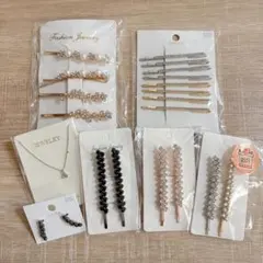 【新品】ヘアピン ピアス ネックレスまとめ売り 七五三 結婚式 成人式 前撮り