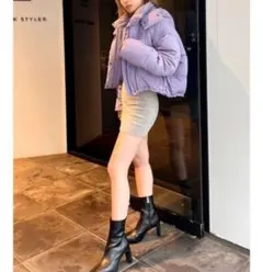 【新品タグ付き】GYDA　2WAY ロゴジップ　ダウンコート　ジャケット