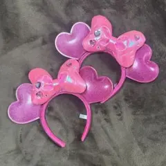 ミニパル　ミニーのファンダーランド　カチューシャ2個セット　パルパルーザ