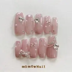 【訳あり】 ネイルチップ ネイル 現品 フレンチガーリー 韓国 量産型