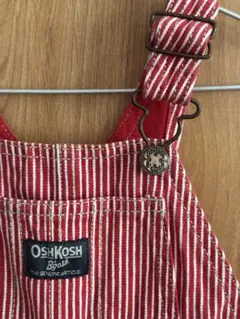 OSHKOSH B'gosh オーバーオール ストライプ