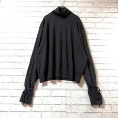 【ジェイダブルアンダーソン/ユニクロ】オーバーサイズタートルネックセーターL薄手