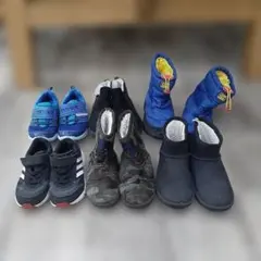 男の子 靴 まとめ売り 17cm～20cm 6足