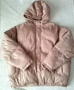 GU　コクーンブルゾン　品番211-319068 Ｌくすみピンク