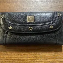 MCM 長財布 ブラック レザー ロゴプレートのサムネイル