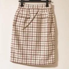 ミッシュマッシュ MISCH MASCH ツイードスカート ピンク