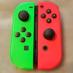 【美品純正完動品】任天堂 Joy-Con コントローラー 緑赤④