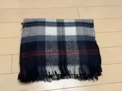 shoo-la-rue マフラー　　　チェック　ネイビー