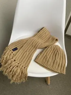 マフラーとニット帽　セット　GAP ベージュ