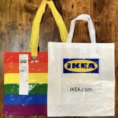IKEA ストールストッマキャリーバッグL＆クラムビーバックホワイト 各1個のサムネイル