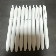 uni JETSTREAM 0.7mm シェルホワイト 10本セット