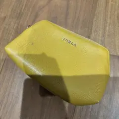 FURLA ポーチ イエロー