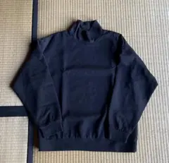 【最終価格】ハイネックロンT ロンティー　ブラック　黒　無地