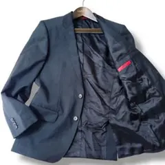 HUGO BOSS ヒューゴボス 2Bテーラードジャケット 黒 46 総柄