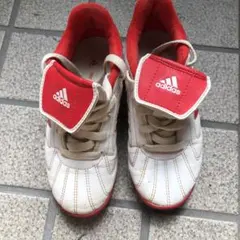 adidas サッカーシューズ ホワイト/レッド US11