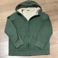 UNIQLOオリーブグリーン ボアパーカー 150cm