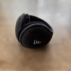 New Era ブラック耳あて フリース素材