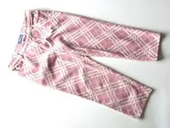 BURBERRY BLUE LABEL ジャガードノバチェックパンツ 38