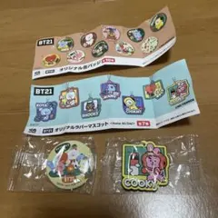 くら寿司 ビッくらポン BT21 ラバーマスコット 缶バッジ セット