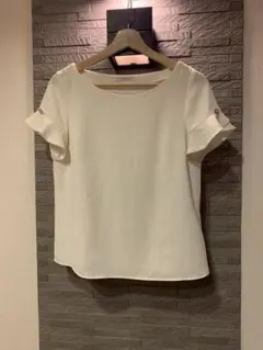 PROPORTION☆ビジュー付き半袖ブラウス