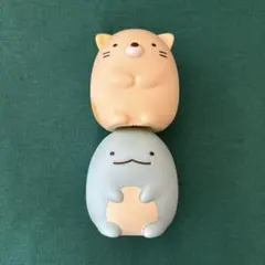 すみっこぐらし　マスコット２点　ゲーム　とかげ ねこ　フィギュア　ハッピーセット