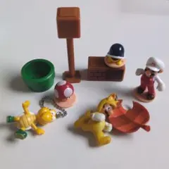 スーパーマリオ　マスコット　キーホルダーセット
