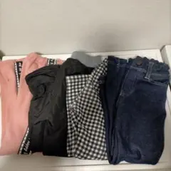100〜110cm冬物パンツ４枚